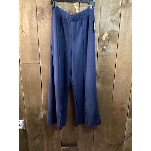 Peloton Women’s Large Sand washed Pintuck Pant Navy - Picture 1 of 3